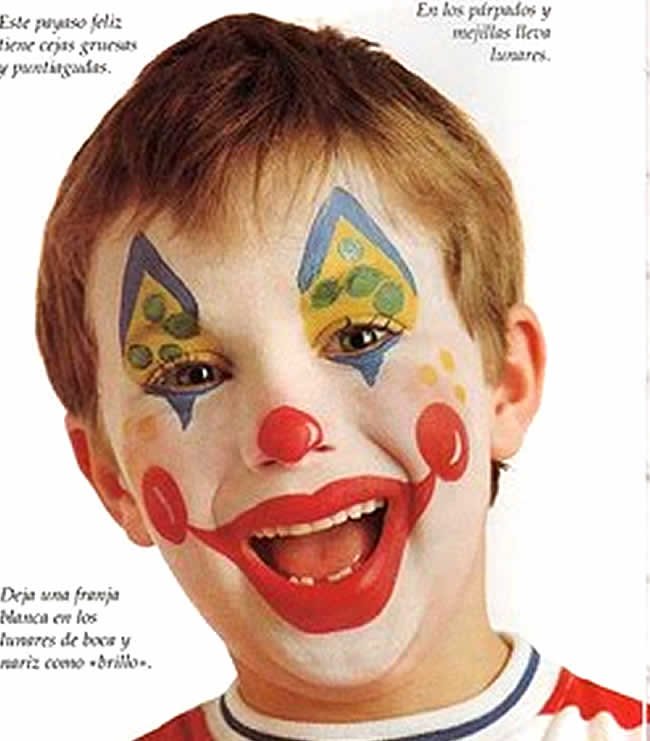 maquiagem-infantil-de-menino-para-carnaval-palhaço