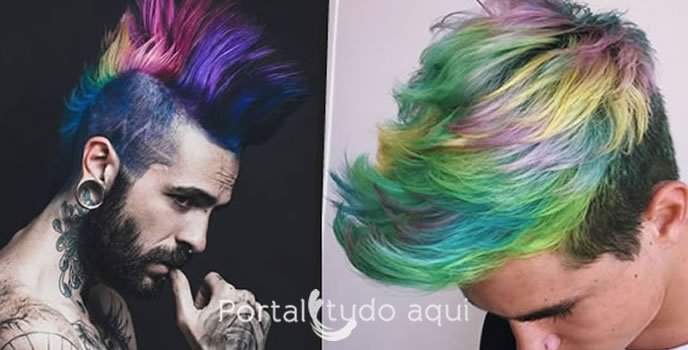 Corte de Cabelo masculino 2016 -cabelo-masculino-colorido